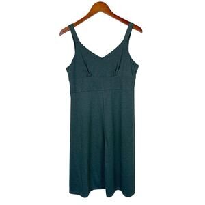 Kuhl Prima Aerosoft Active Tank Dress Gray Knee Length Women's L Travel Vacation